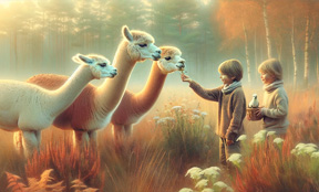 Poznaj korzyści płynące z terapii alpakami, idealnej dla osób w każdym wieku